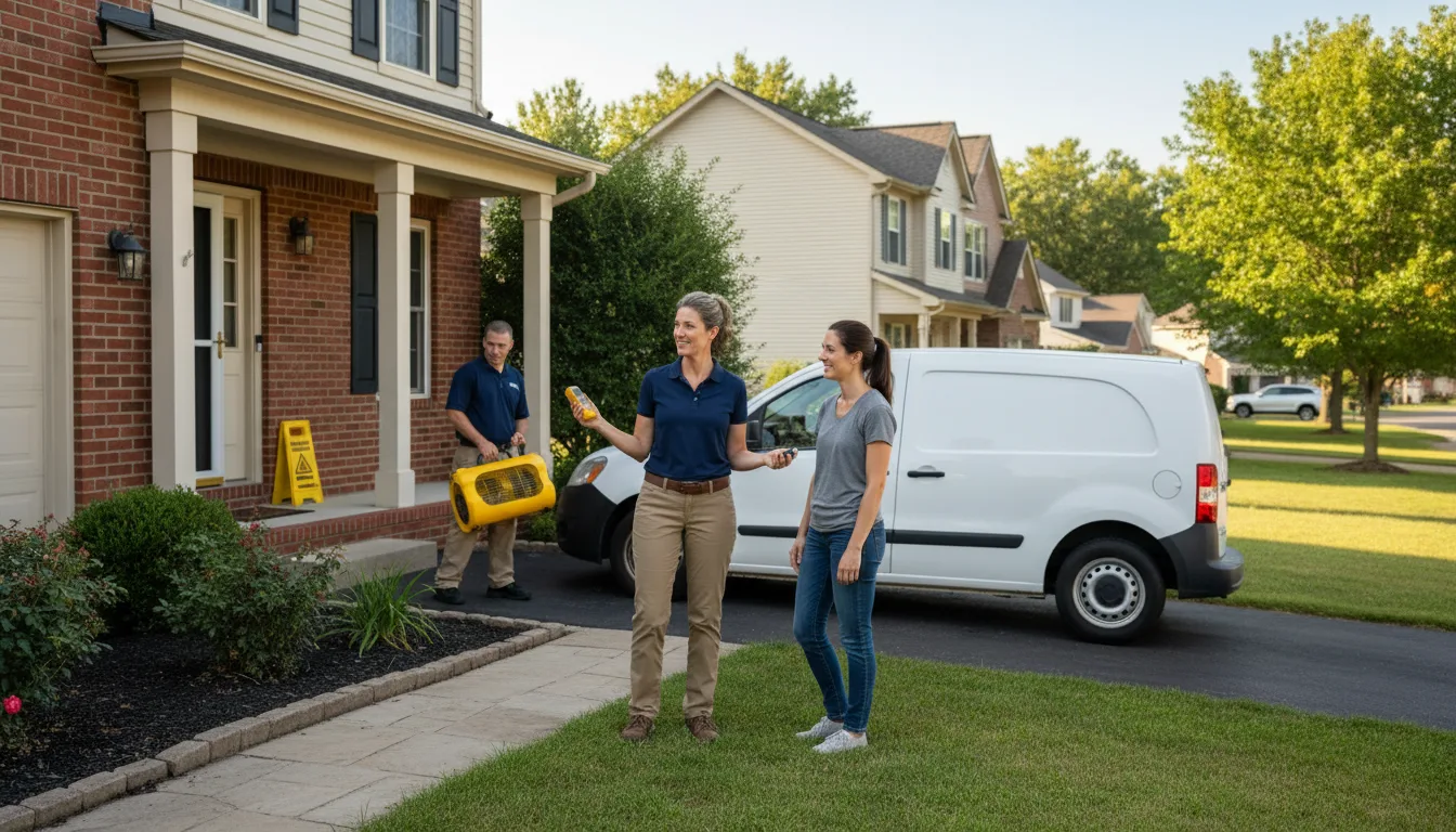 Water restoration image for Home Water Damage Repair in Mackey, IN